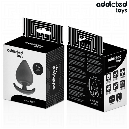 ADDICTED TOYS | Πρωκτική Σφήνα Σιλικόνης XL - 9,5cm