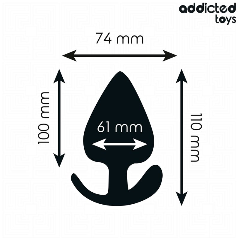 ADDICTED TOYS | Silicone Anal Plug XXL - 11cm