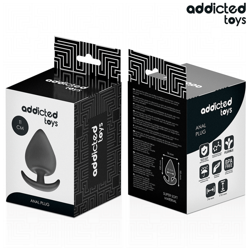 ADDICTED TOYS | Πρωκτική Σφήνα Σιλικόνης XXL - 11cm