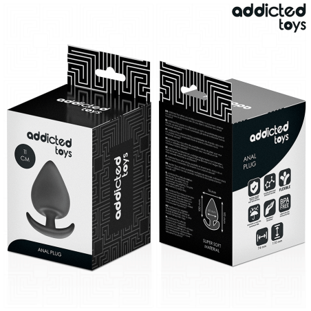 ADDICTED TOYS | Πρωκτική Σφήνα Σιλικόνης XXL - 11cm