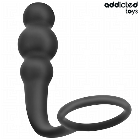 ADDICTED TOYS | Silicone Anal Plug With Cock Ring - Model 1