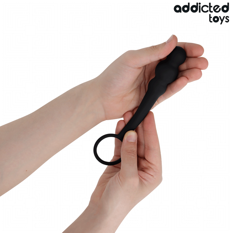 ADDICTED TOYS | Silicone Anal Plug With Cock Ring - Model 1