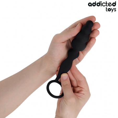 ADDICTED TOYS | Silicone Anal Plug With Cock Ring - Model 5