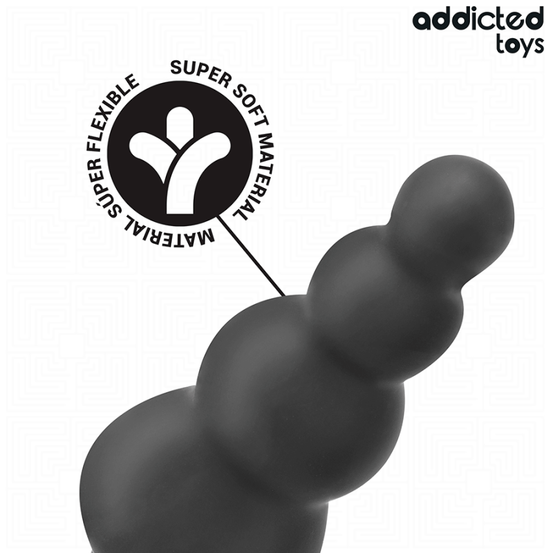 ADDICTED TOYS | Silicone Anal Plug With Cock Ring - Model 5