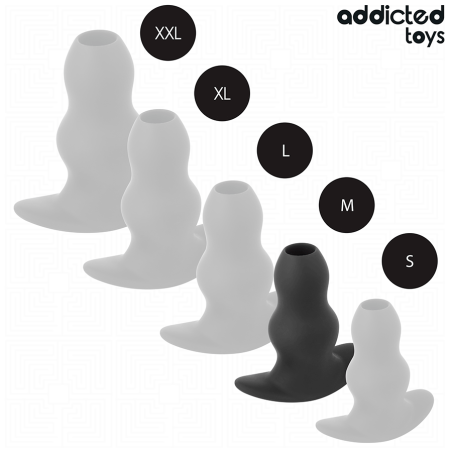 ADDICTED TOYS | Hollow Silicone Anal Plug Size Medium 9,6cm
