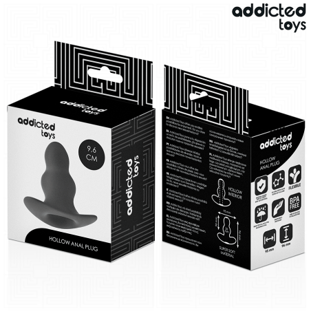 ADDICTED TOYS | Hollow Anal Plug Σιλικόνης - Medium - 9,6cm