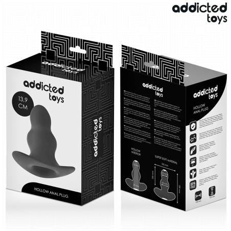 ADDICTED TOYS | Hollow Anal Plug Σιλικόνης - XL - 13,9 cm