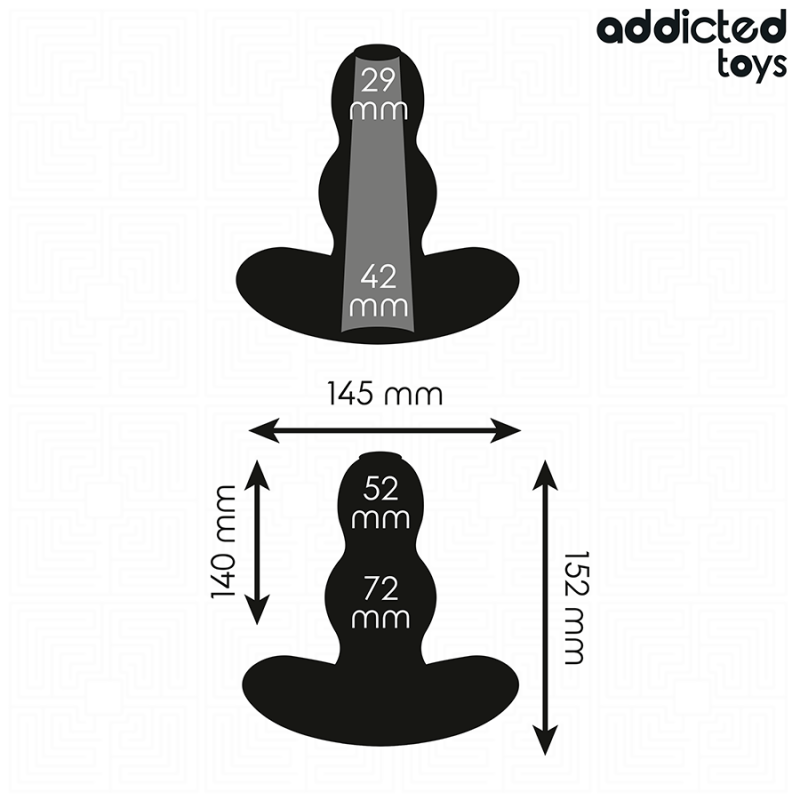 ADDICTED TOYS | Hollow Silicone Anal Plug Size XXL 15,2cm