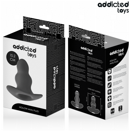 ADDICTED TOYS | Hollow Anal Plug Σιλικόνης - XXL - 15,2cm