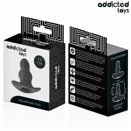 ADDICTED TOYS | Hollow Silicone Anal Plug Size Small 7,3cm