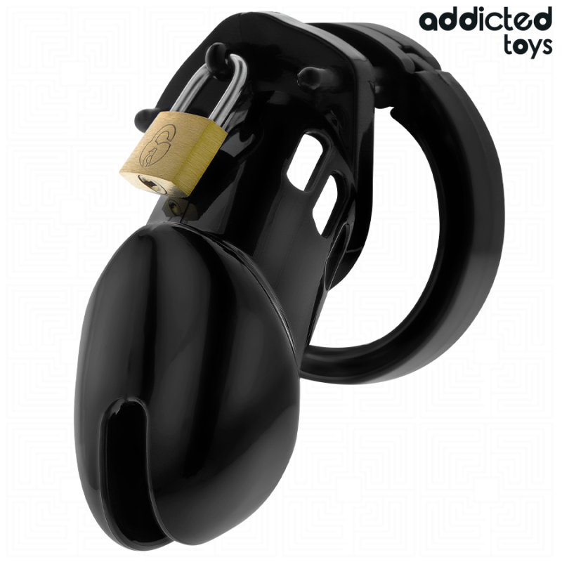 ADDICTED TOYS | LOCKED | OBSIDIAN Hold Cock Cage - Medium