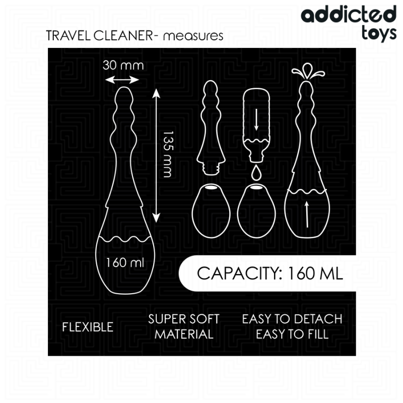 ADDICTED TOYS | Travel Silicone Enema - Model 4