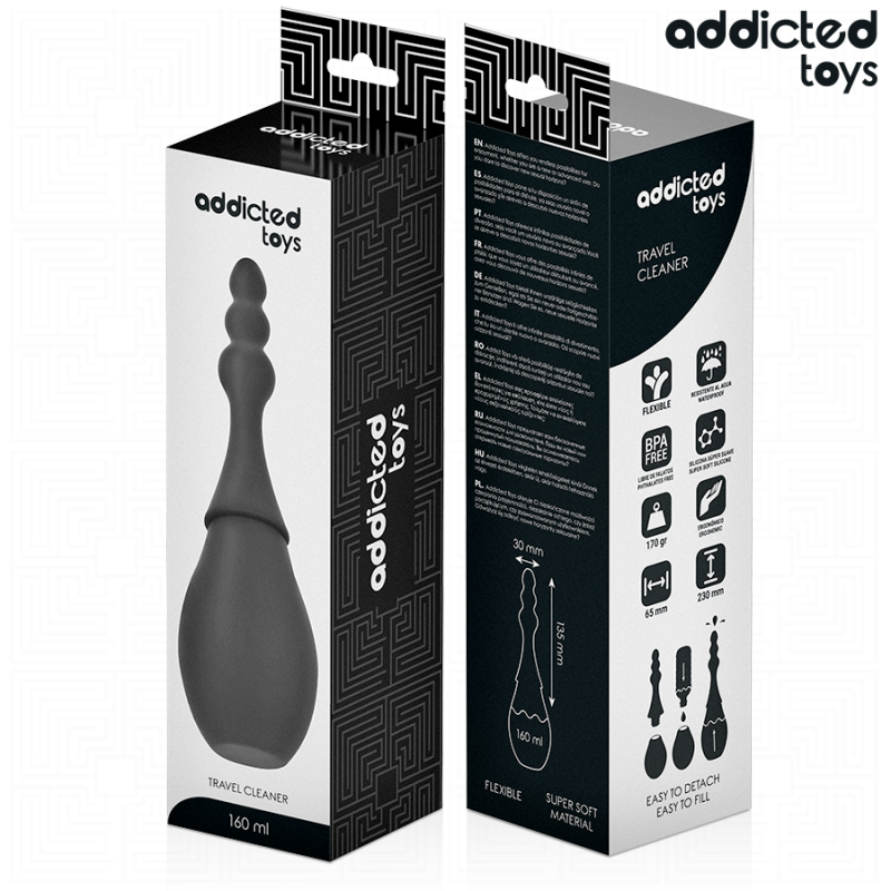 ADDICTED TOYS | Travel Silicone Enema - Model 4