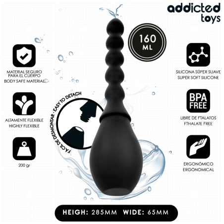 ADDICTED TOYS | Travel Silicone Anal Enema - Model 2