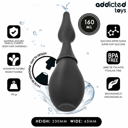 ADDICTED TOYS | Travel Silicone Anal Enema - Model 1