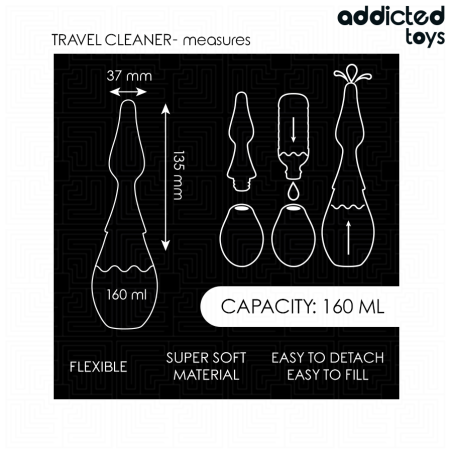 ADDICTED TOYS | Travel Silicone Anal Enema - Model 1