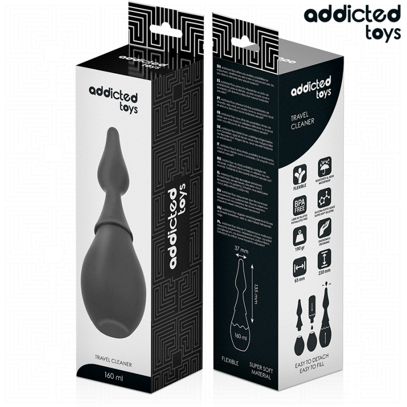 ADDICTED TOYS | Travel Silicone Anal Enema - Model 1