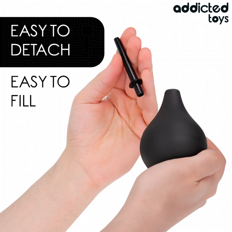 ADDICTED TOYS | Travel Silicone Anal Enema Size Medium - 160ml