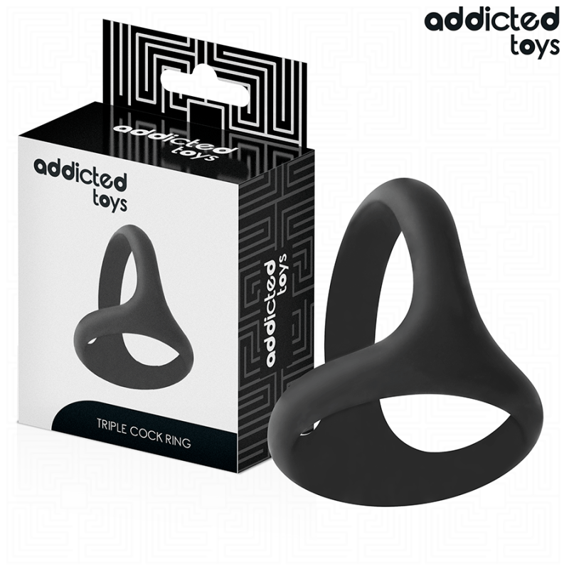ADDICTED TOYS | Thick Triple Penis Ring