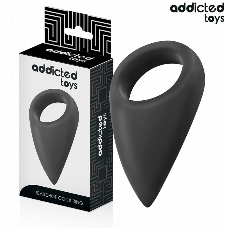 ADDICTED TOYS | Tear Shaped Silicone Penis Ring