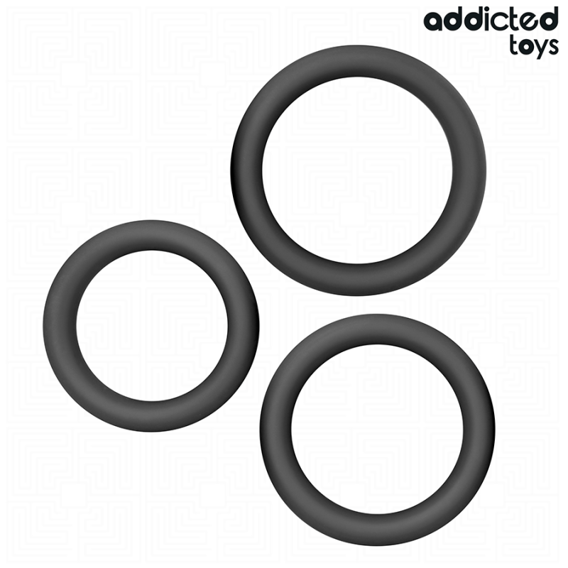 ADDICTED TOYS | Set Of Flat Silicone Rings