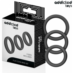 ADDICTED TOYS | Set Of Flat Silicone Rings