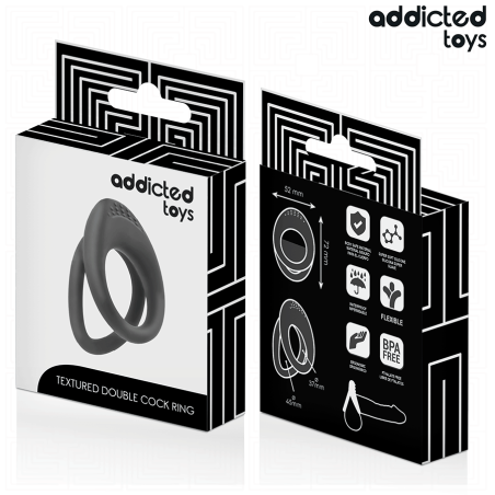 ADDICTED TOYS | Double Textured Penis Ring