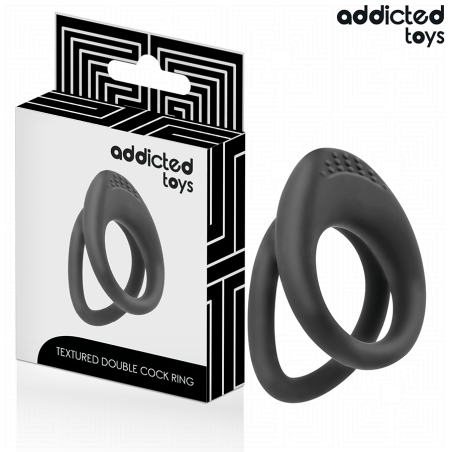 ADDICTED TOYS | Double Textured Penis Ring