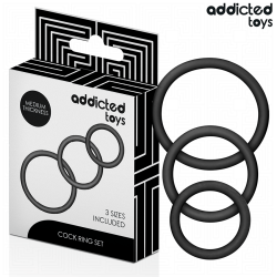 ADDICTED TOYS | Set Of Silicone Rings Model 2