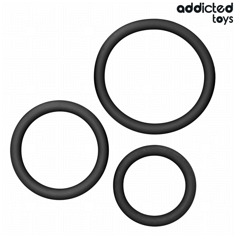 ADDICTED TOYS | Set Of Silicone Rings Model 2