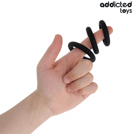 ADDICTED TOYS | Set Of Silicone Rings Model 1