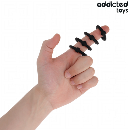 ADDICTED TOYS | Set Of Pressure Silicone Cock Rings