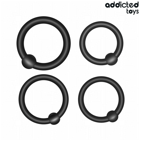 ADDICTED TOYS | Set Of Pressure Silicone Cock Rings