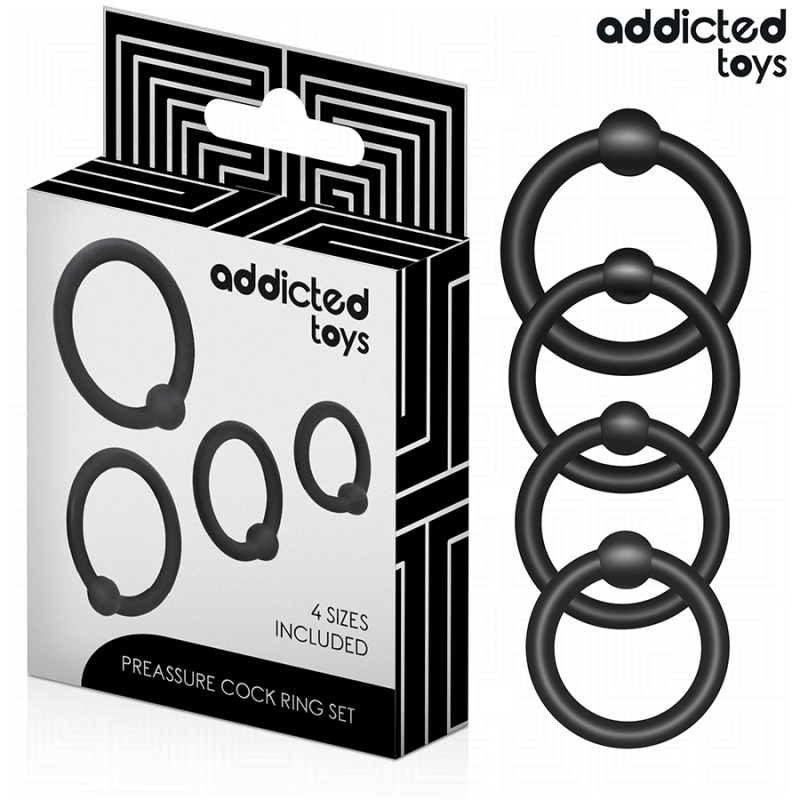 ADDICTED TOYS | Set Of Pressure Silicone Cock Rings