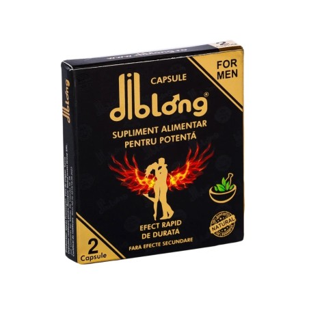 💪 DIBLONG |  Αφροδισιακές Κάψουλες για Ισχυρή Στύση & Αντοχή - 2τμχ 💪