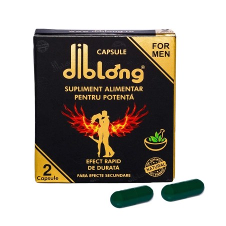 💪 DIBLONG |  Αφροδισιακές Κάψουλες για Ισχυρή Στύση & Αντοχή - 2τμχ 💪