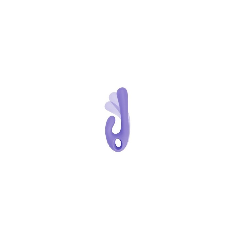 Lavender Flex Bi | Bendable Dual Stimulation Vibrator - Levander
