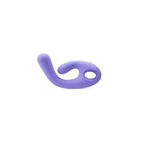 Lavender Flex Bi | Bendable Dual Stimulation Vibrator - Levander