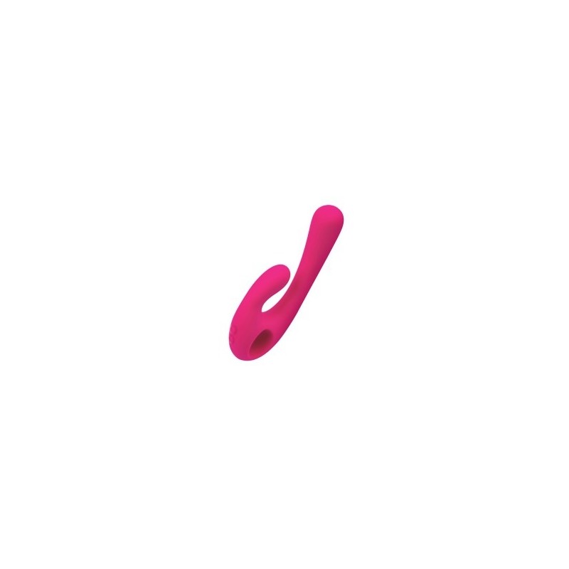 Lavender Flex Bi | Bendable Dual Stimulation Vibrator - Pink