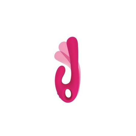 Lavender Flex Bi | Bendable Dual Stimulation Vibrator - Pink