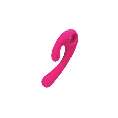 Lavender Flex Bi | Bendable Dual Stimulation Vibrator - Pink