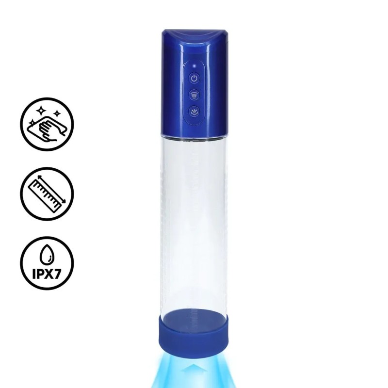 HyperPump | Rechargeable Penis Pump - Metallic Blue