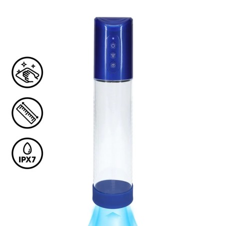 HyperPump | Rechargeable Penis Pump - Metallic Blue