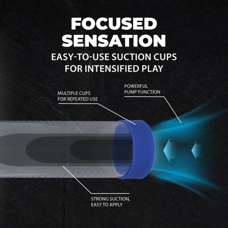 HyperPump | Rechargeable Penis Pump - Metallic Blue