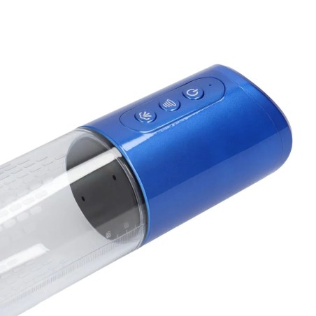 HyperPump | Rechargeable Penis Pump - Metallic Blue