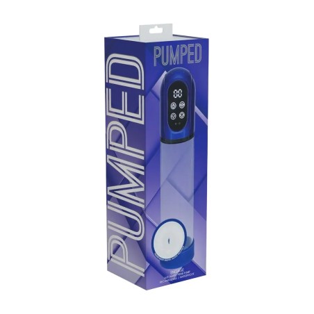 Engage | Automatic Waterproof Penis Pump and Masturbator - Metallic Blue