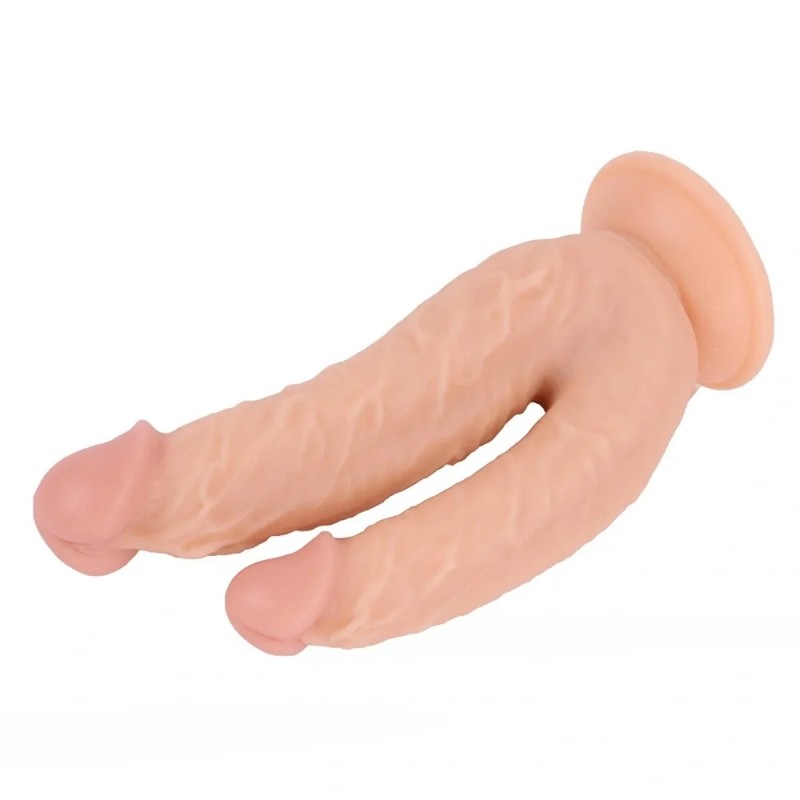 Guilty Toys | Realistic Double Dildo with Suction Cup - 21cm