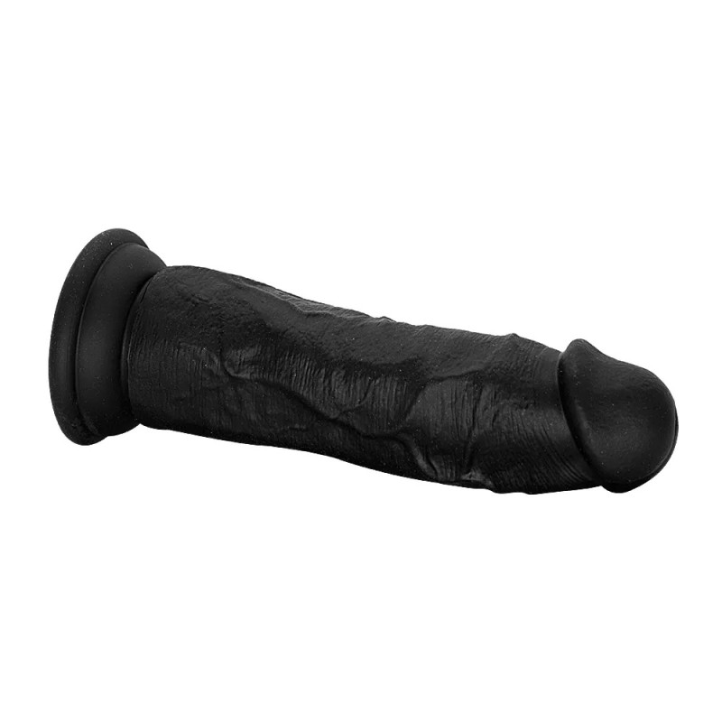 Guilty Toys | Louis | Realistic Dildo with Suction Cup, Liquid Silicone, Black - 17,1 cm