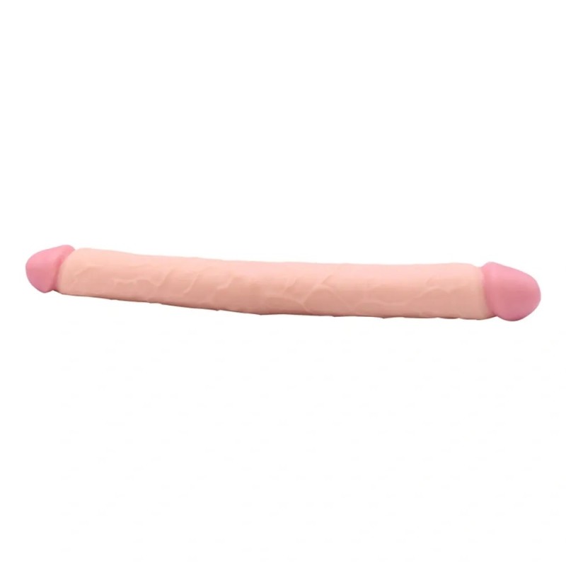 Realistic Double Dildo - Flesh - 46cm