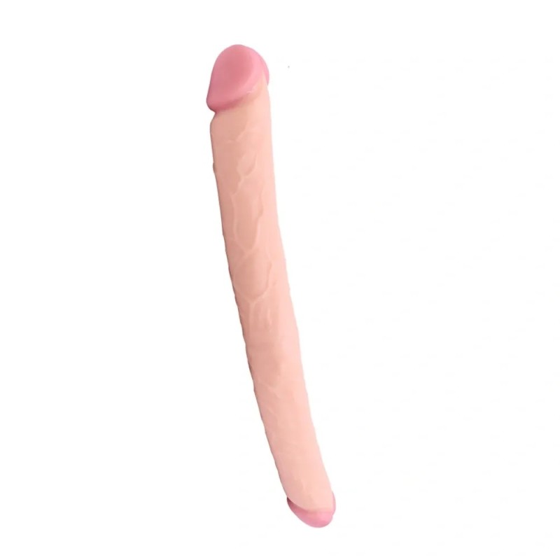 Διπλό Ρεαλιστικό Ομοίωμα Πέους - Flesh - 46cm